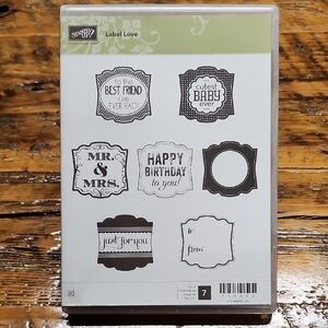 Stampin' Up! Label Love Stamp Set